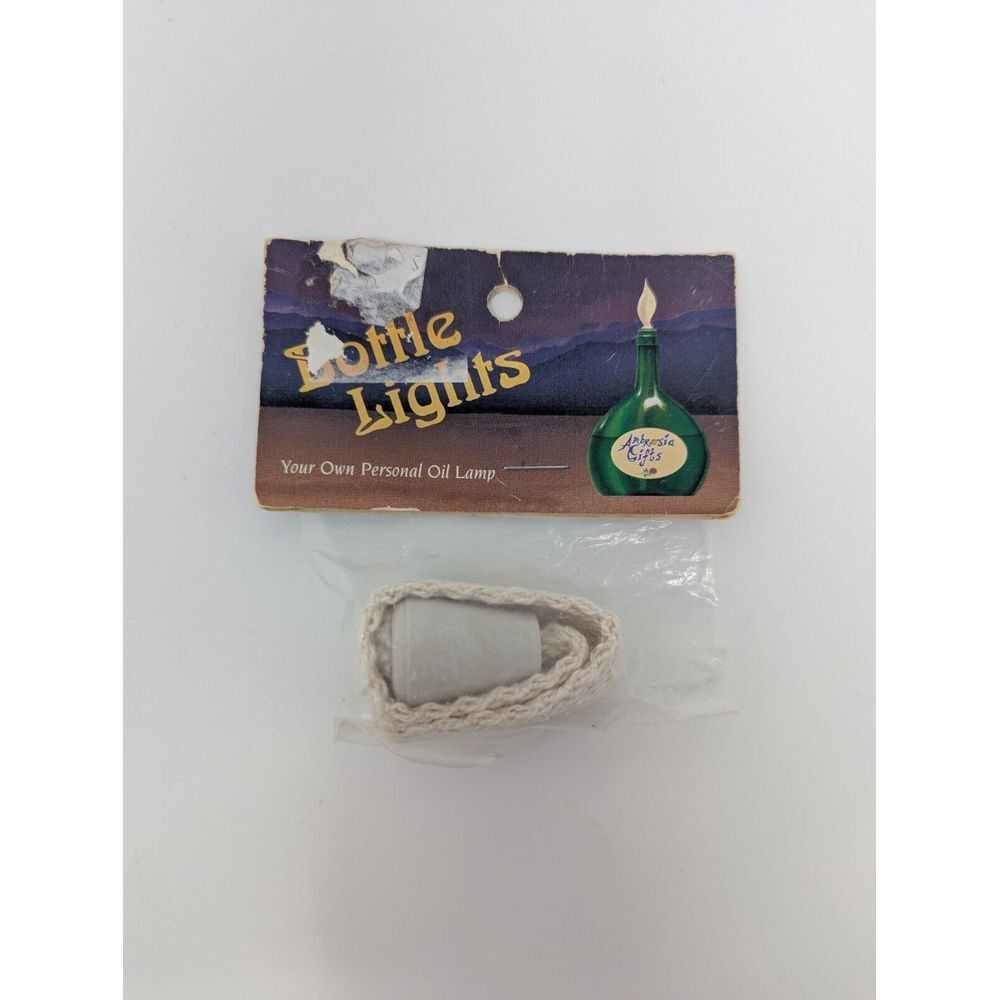 Vintage Ottoman's Oil Lamp Wick Kit‎ 1995 Bottle Lights Ambrosia Gifts NEW NOS
